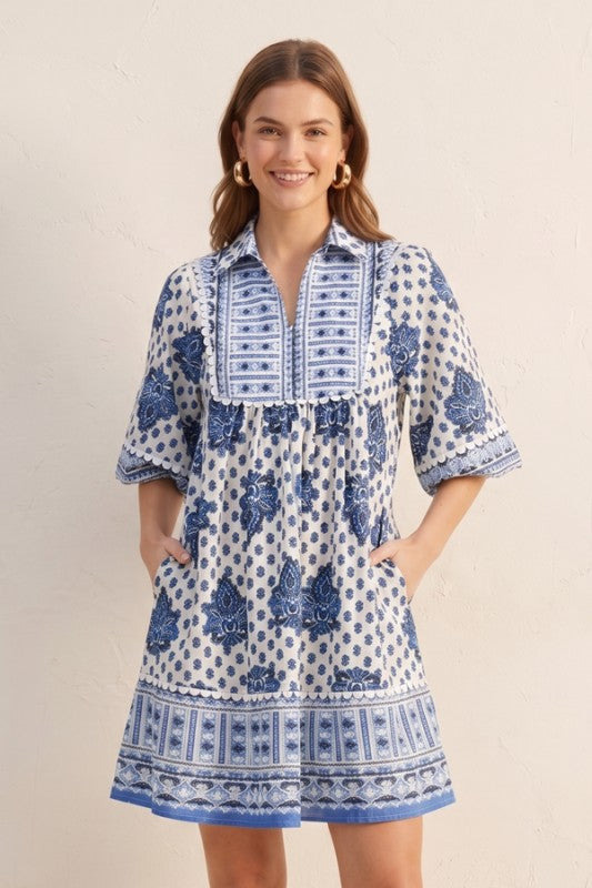 Southern Blue Belle Dress