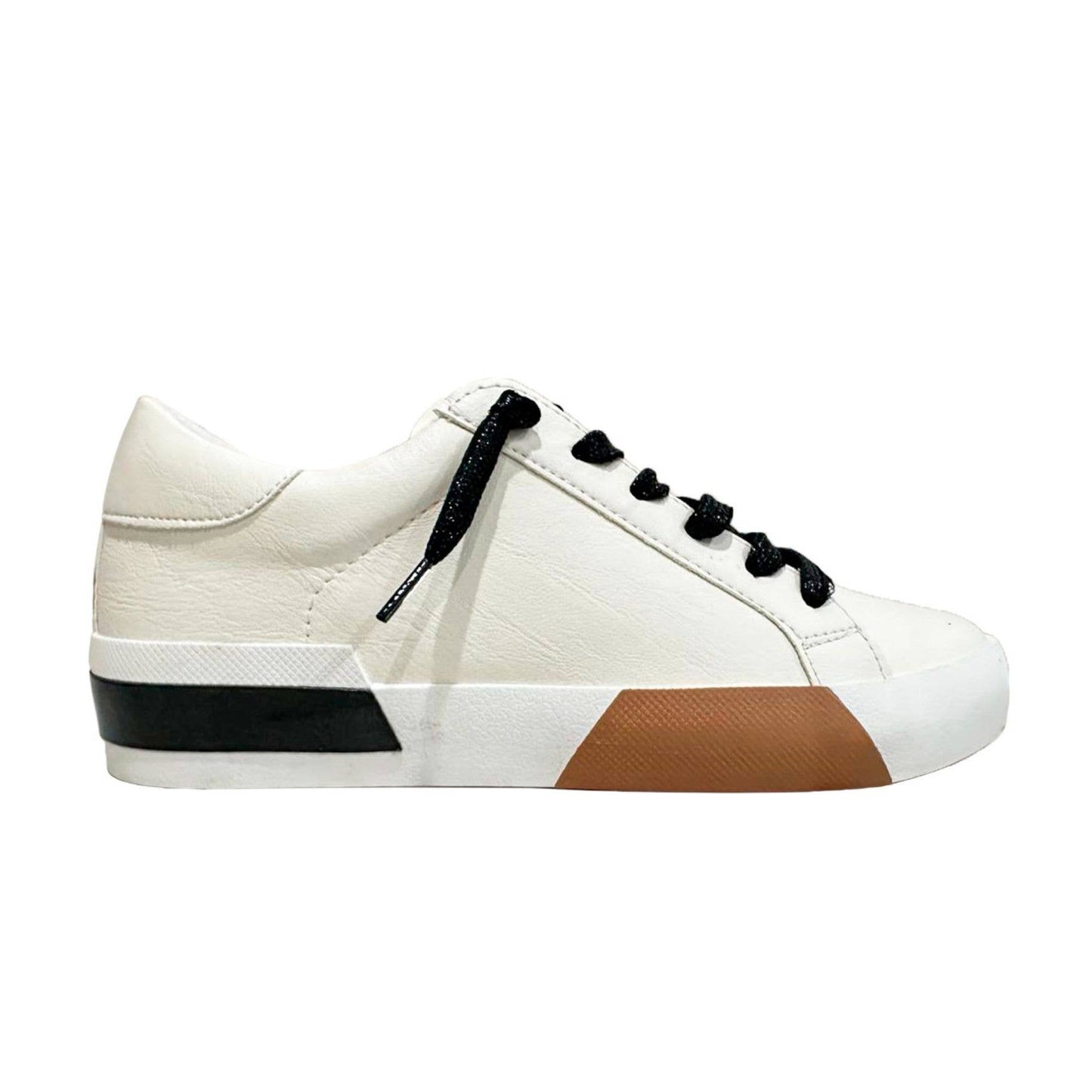 Zion Black Tan and White Sneakers