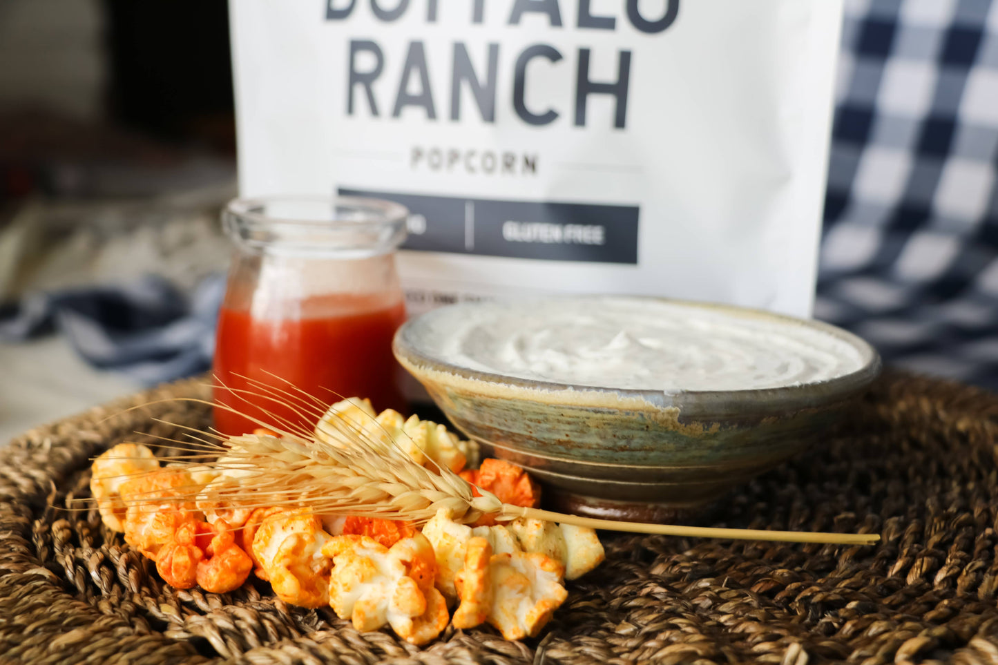 Corks Popcorn - Bold and Spicy Buffalo Ranch Popcorn - 3.0oz **New Size** - Shoppe3130