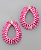 Miley Raffia Teardrop Earrings - Shoppe3130