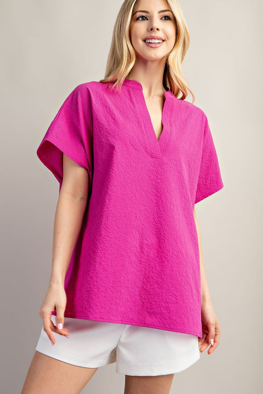 Out Of The Office Oversized Tunic Top