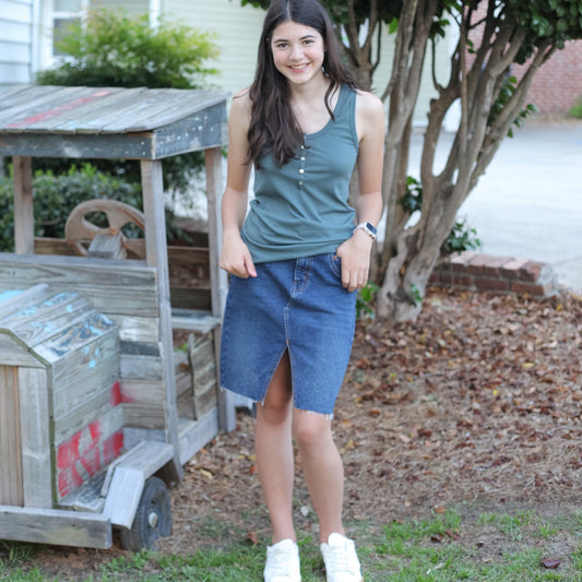 FINAL SALE Keep It Basic Tank