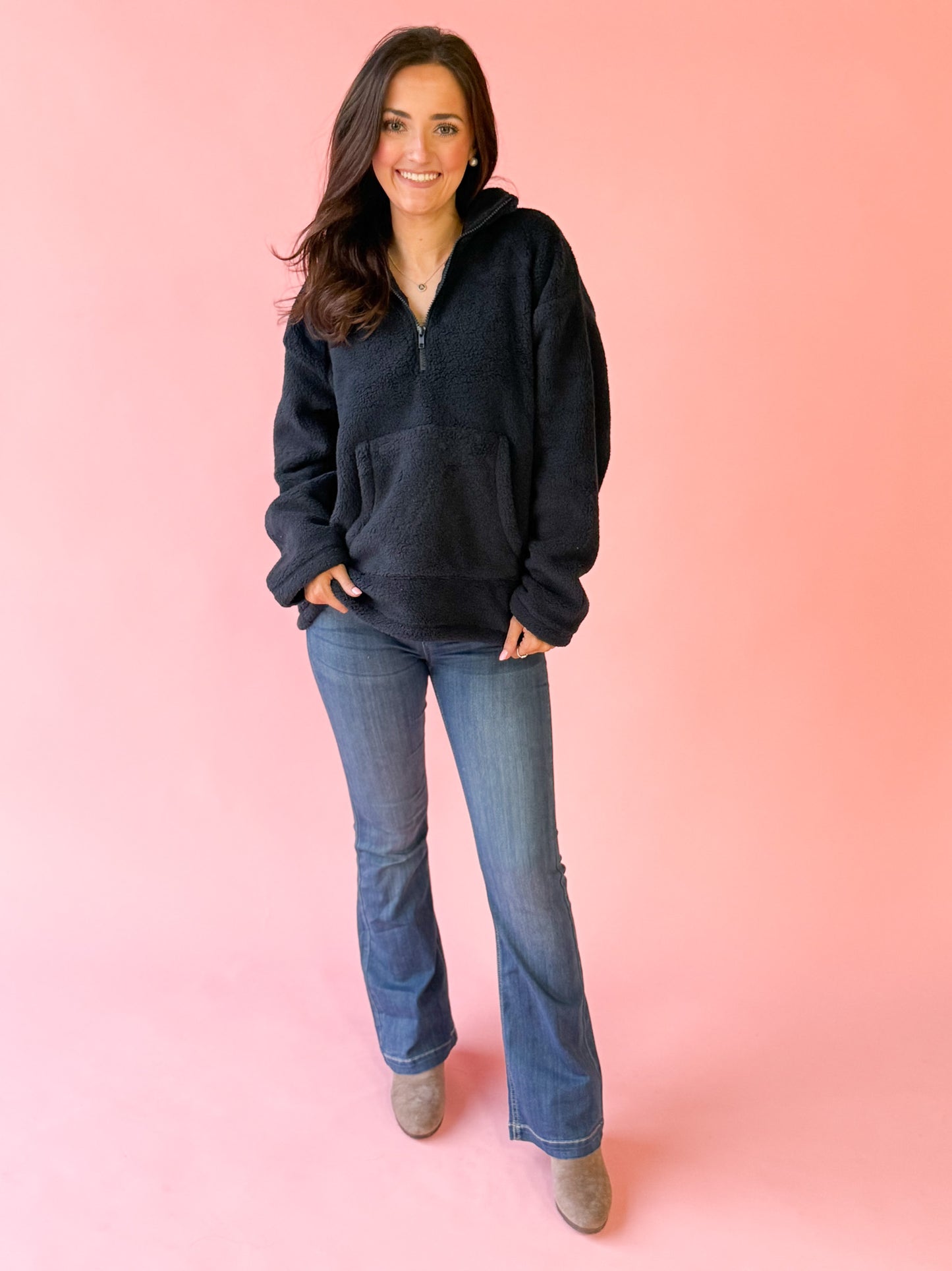 The Blue Ridge Half Zip Fleece Pullover