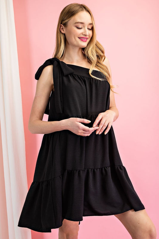 One Shoulder Mini Dress in Curvy