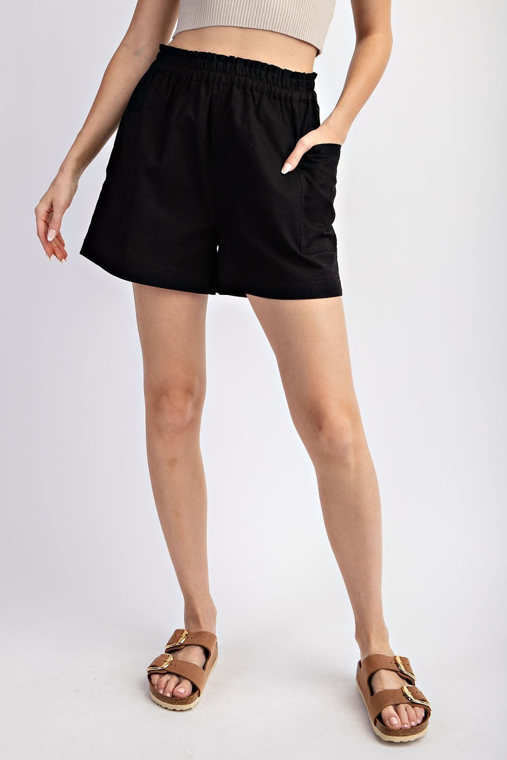 Stretch Waistband Pocket Shorts - Shoppe3130