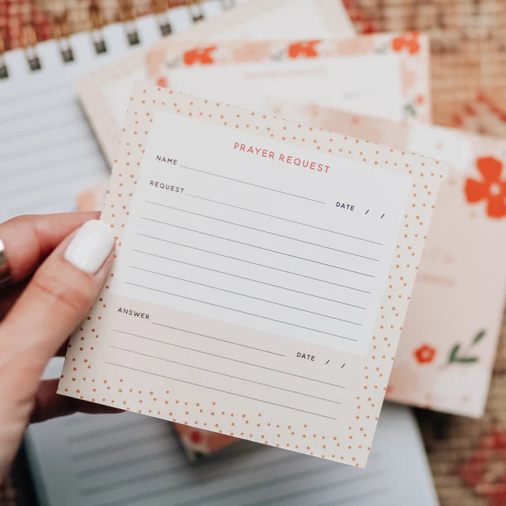 Floral Print-Prayer Request Cards (The Daily Grace Co.)