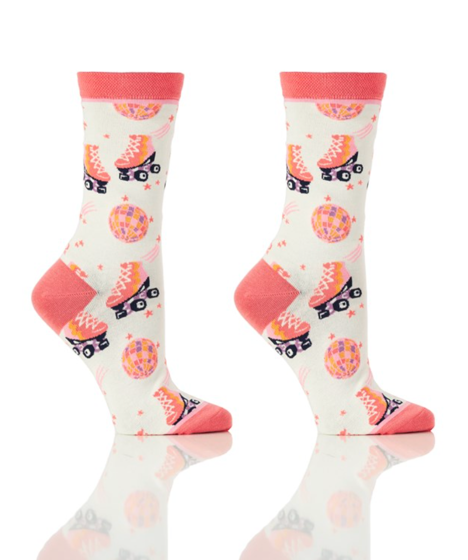 Women's Crew Socks Disco