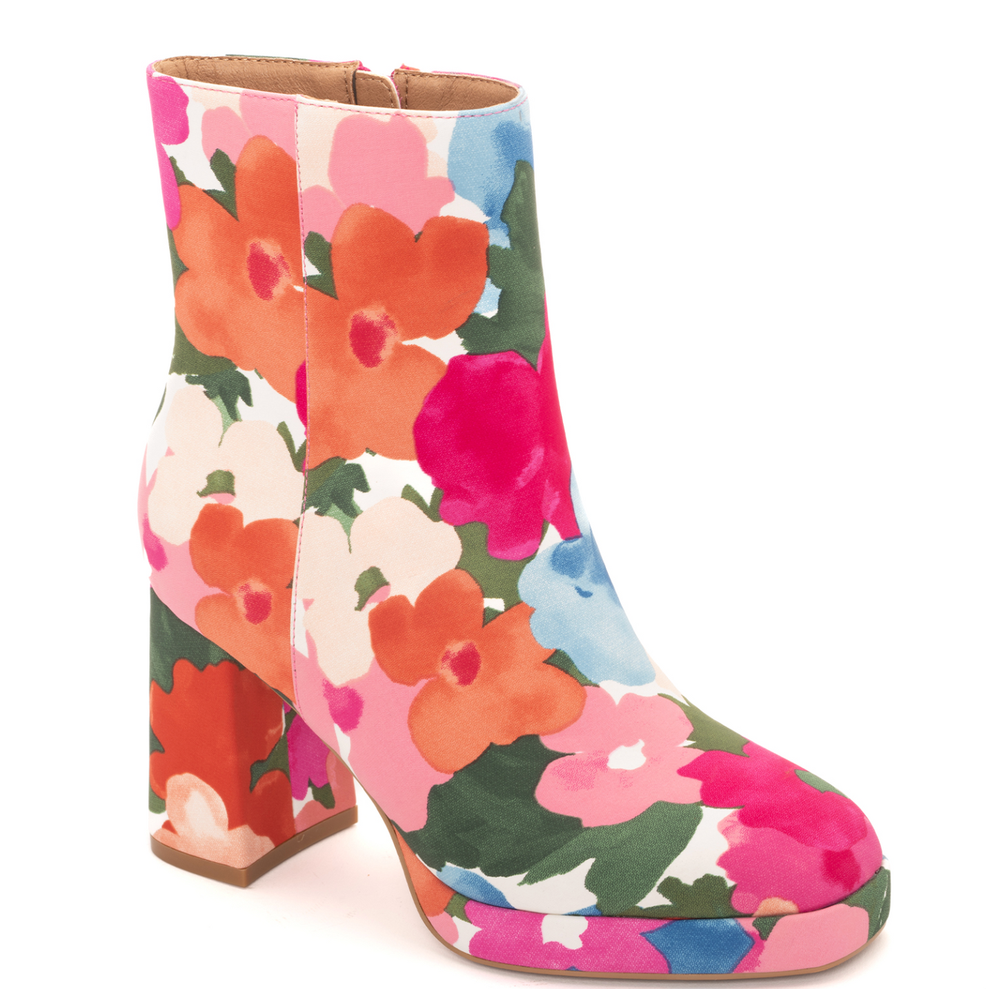 DOORBUSTER Corky's Slug Bug Boots in Flowers