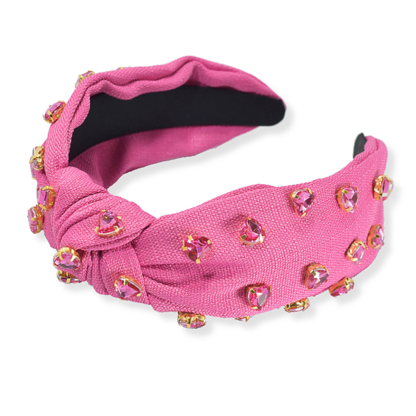 Guard Your Heart Rhinestone Knotted Headband