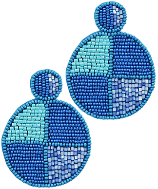 Guarding My Heart Seed Bead Earrings