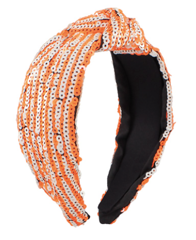 Gameday Orange Sequin Headband