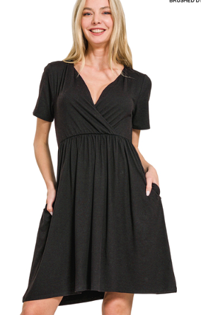 FINAL SALE Thats a Wrap Buttery Soft Dress