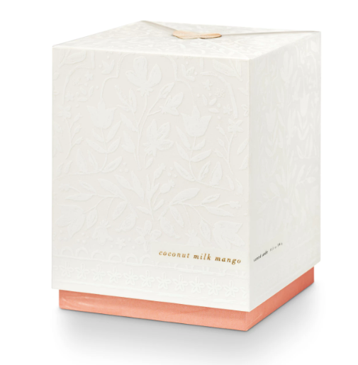 Coconut Milk Mango Bridal Aisle Glass Candle