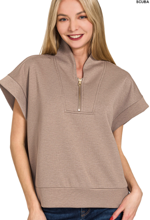 Half Zip Soft Layering Vest