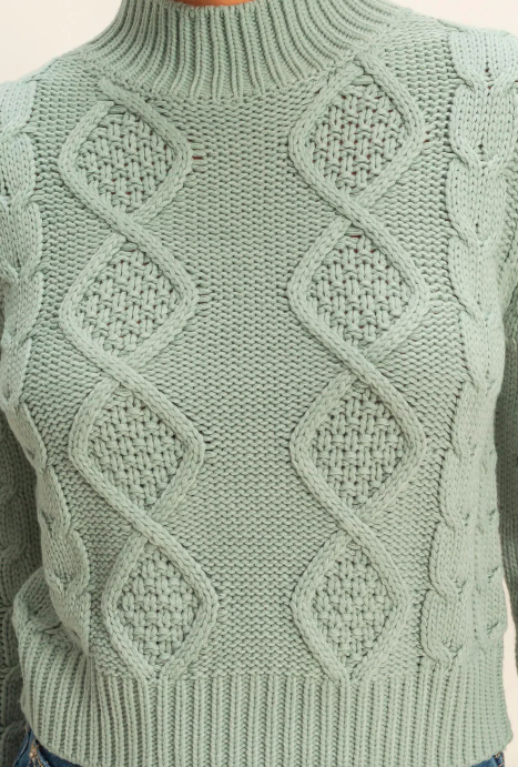 Callie Cable Knit Sweater