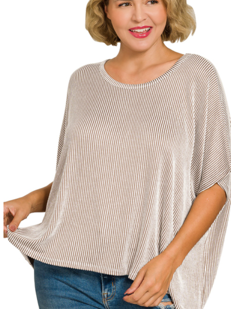 Ribbed in Glory Top