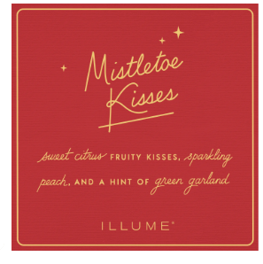 Mistletoe Kisses Sparkle Lidded Tin Candle