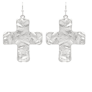 Casting Cross Earrings - Shoppe3130