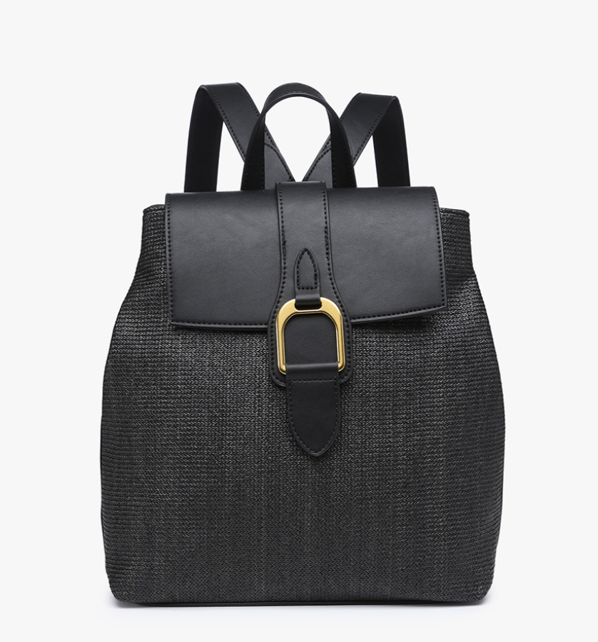 Avani Large Buckle Flapover Backpack