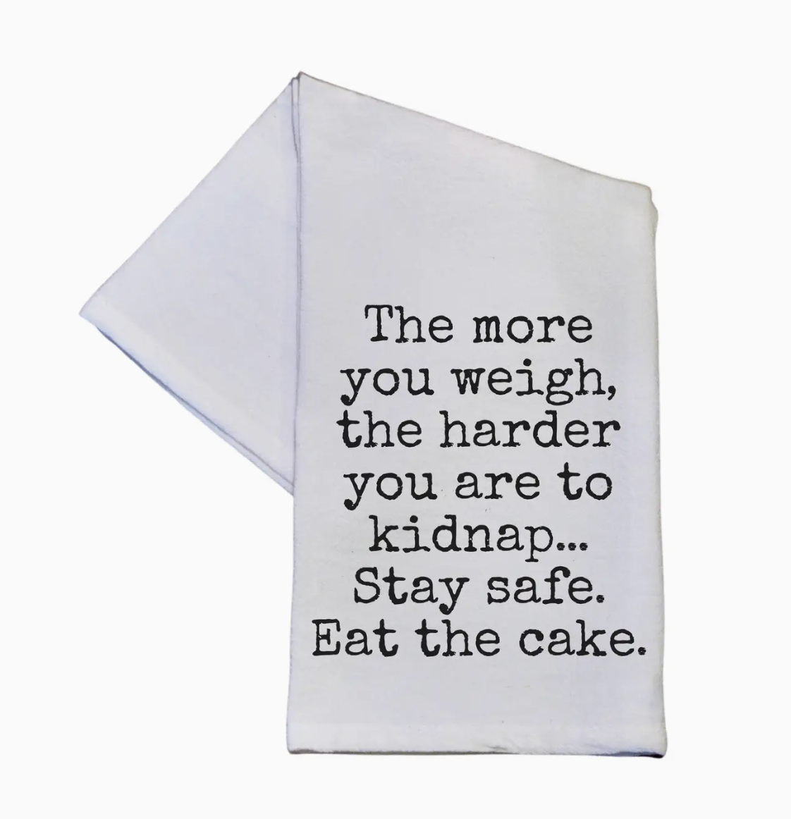 Harder to Kidnap Tea Towel