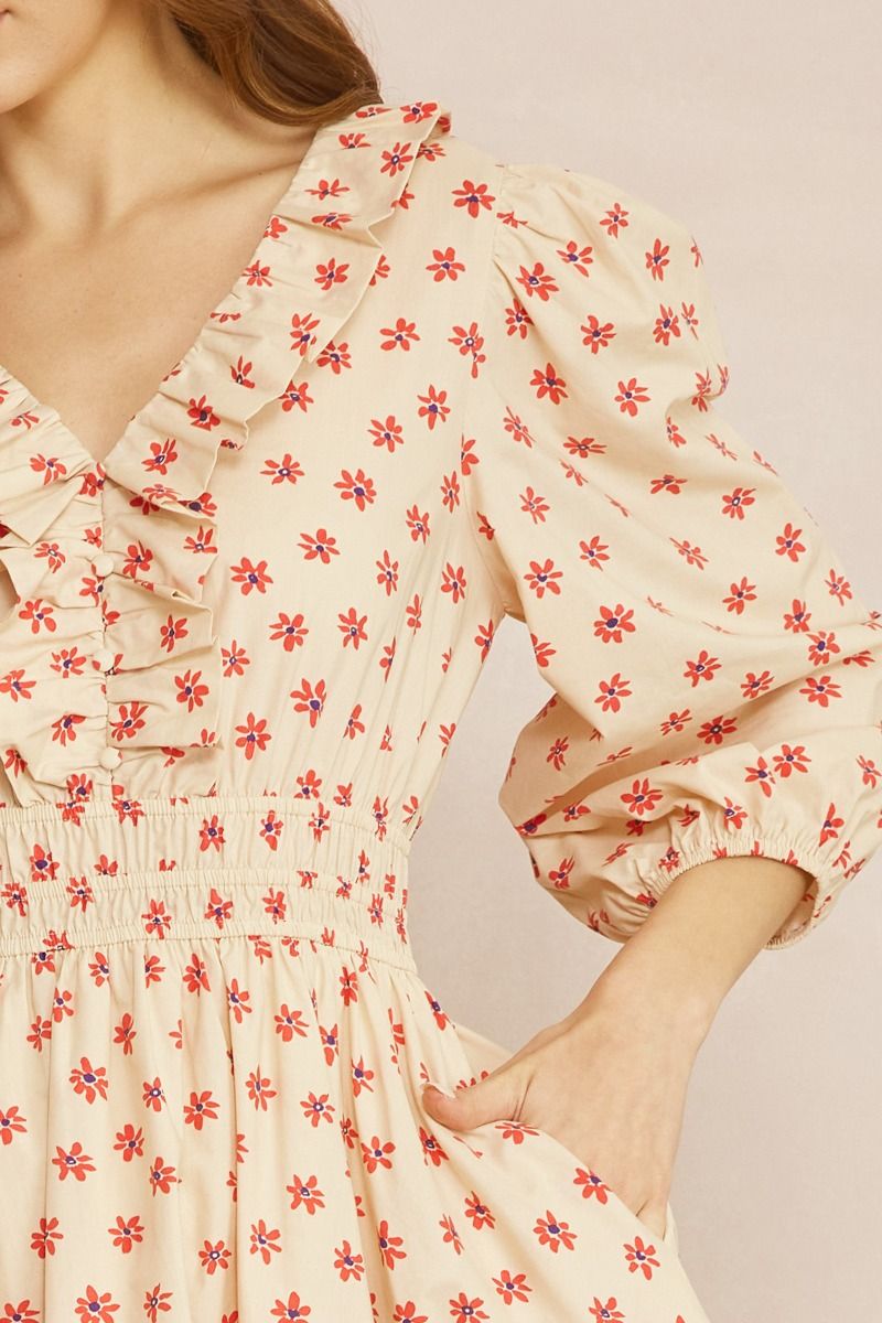 Fields of Flowers Mini Dress