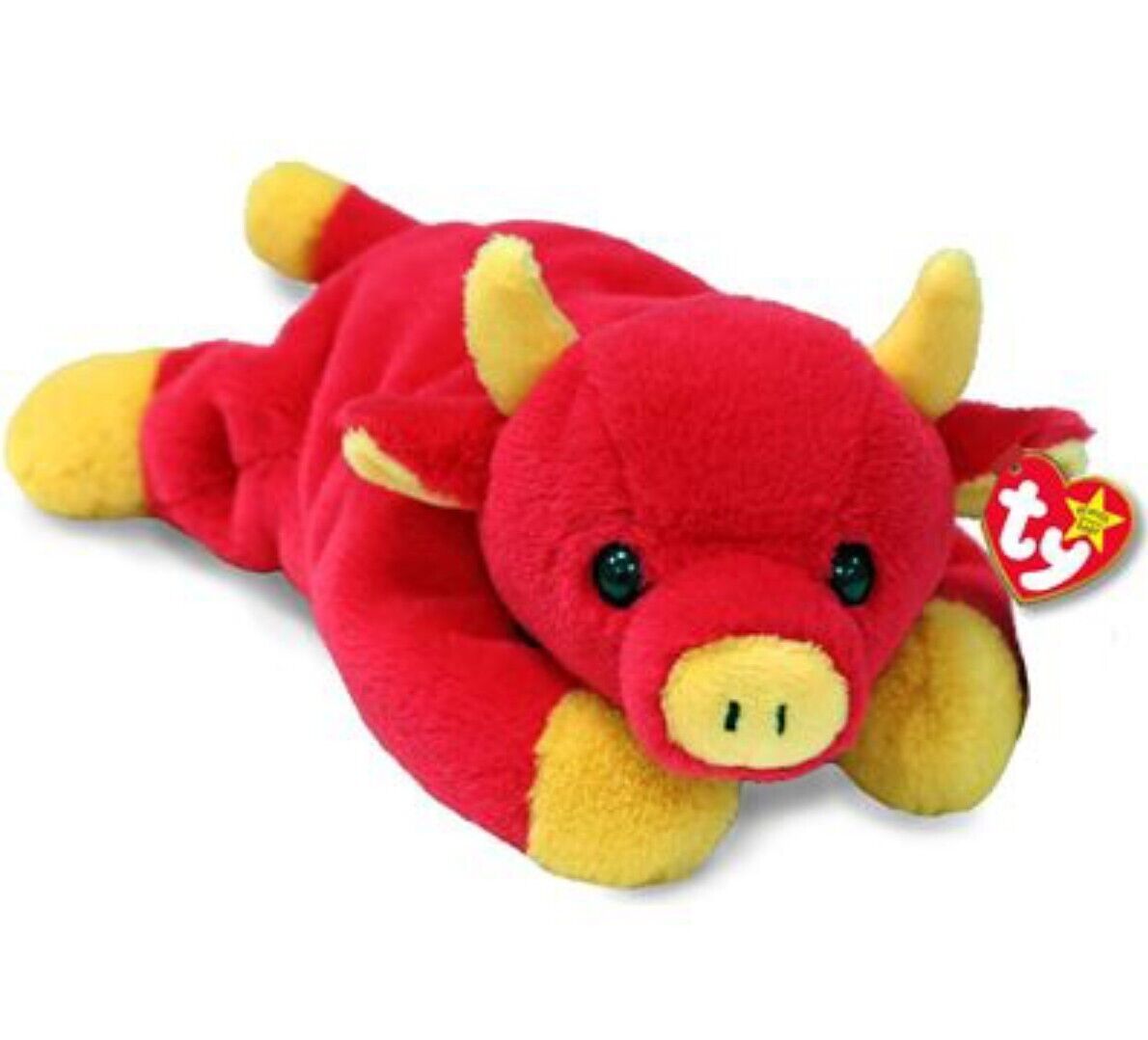 Snort II the Red Bull - TY Original Beanie Baby
