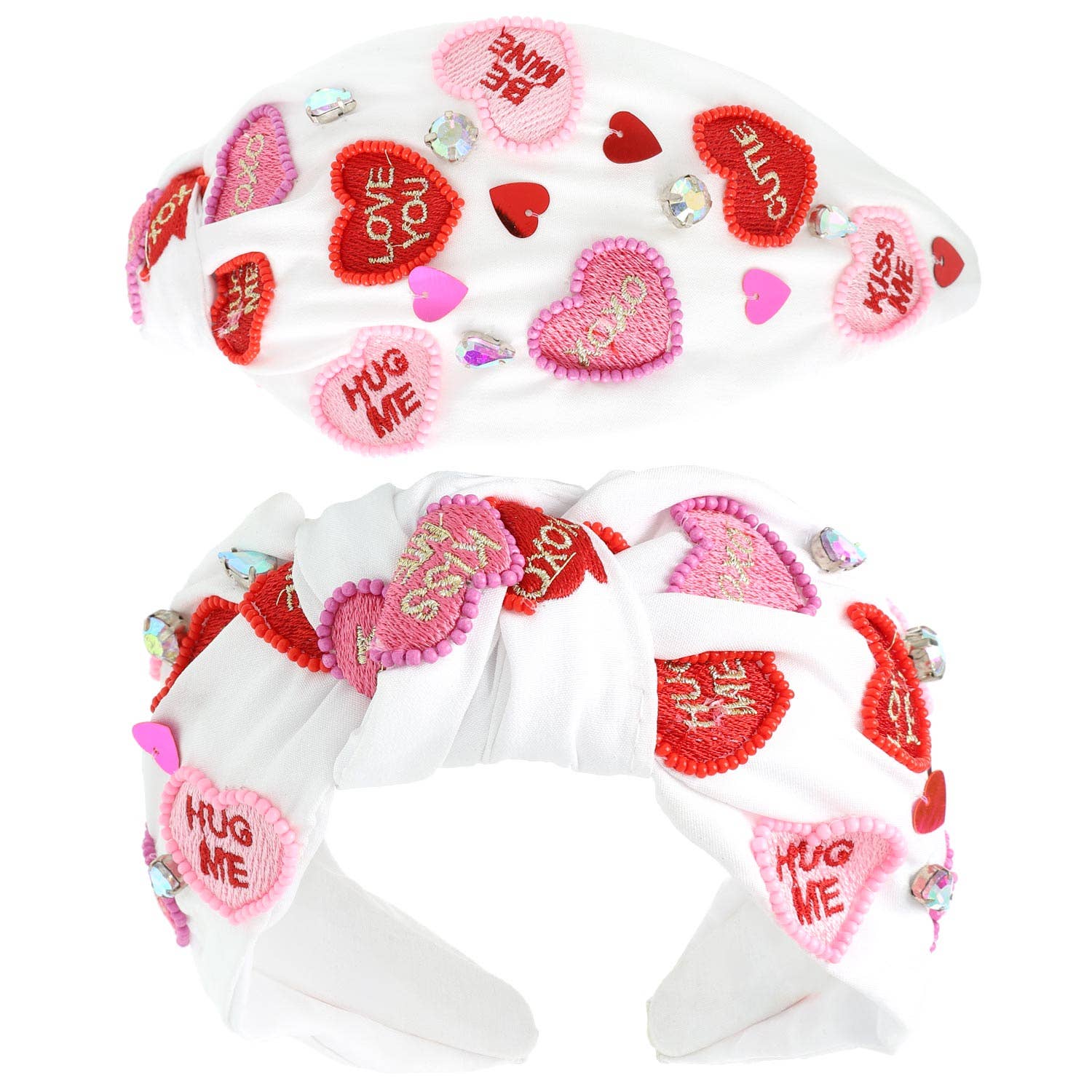 Valentines Day Conversation Hearts Candy Headband – Finley Jane