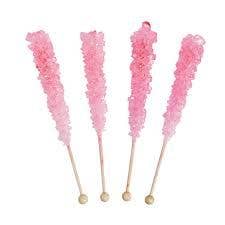 Rock Candy Sticks Cherry