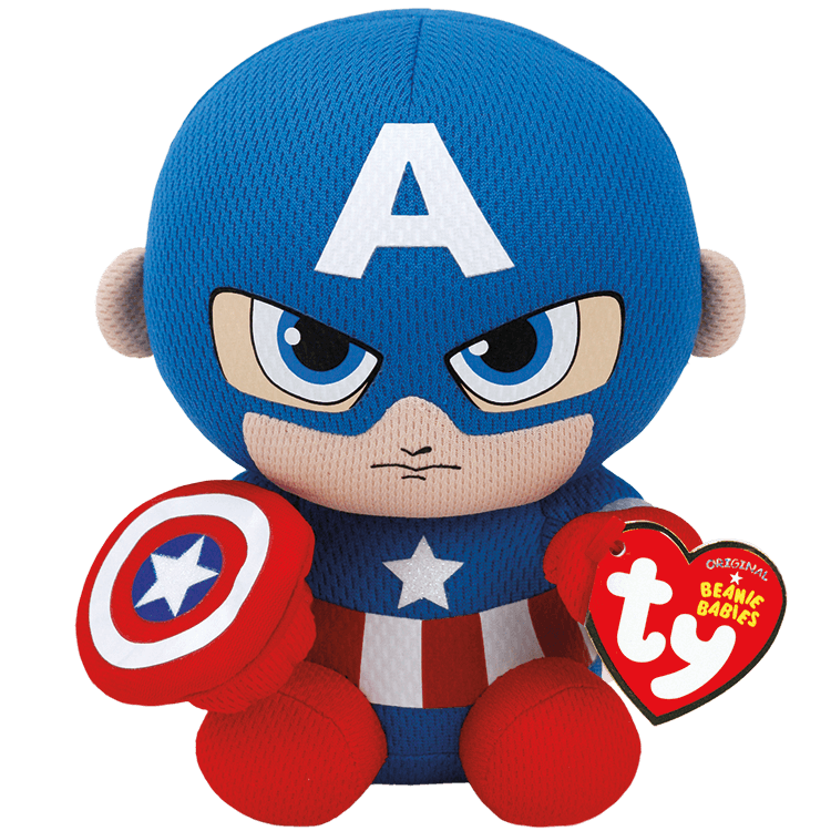 Captain America - TY Beanie Babies