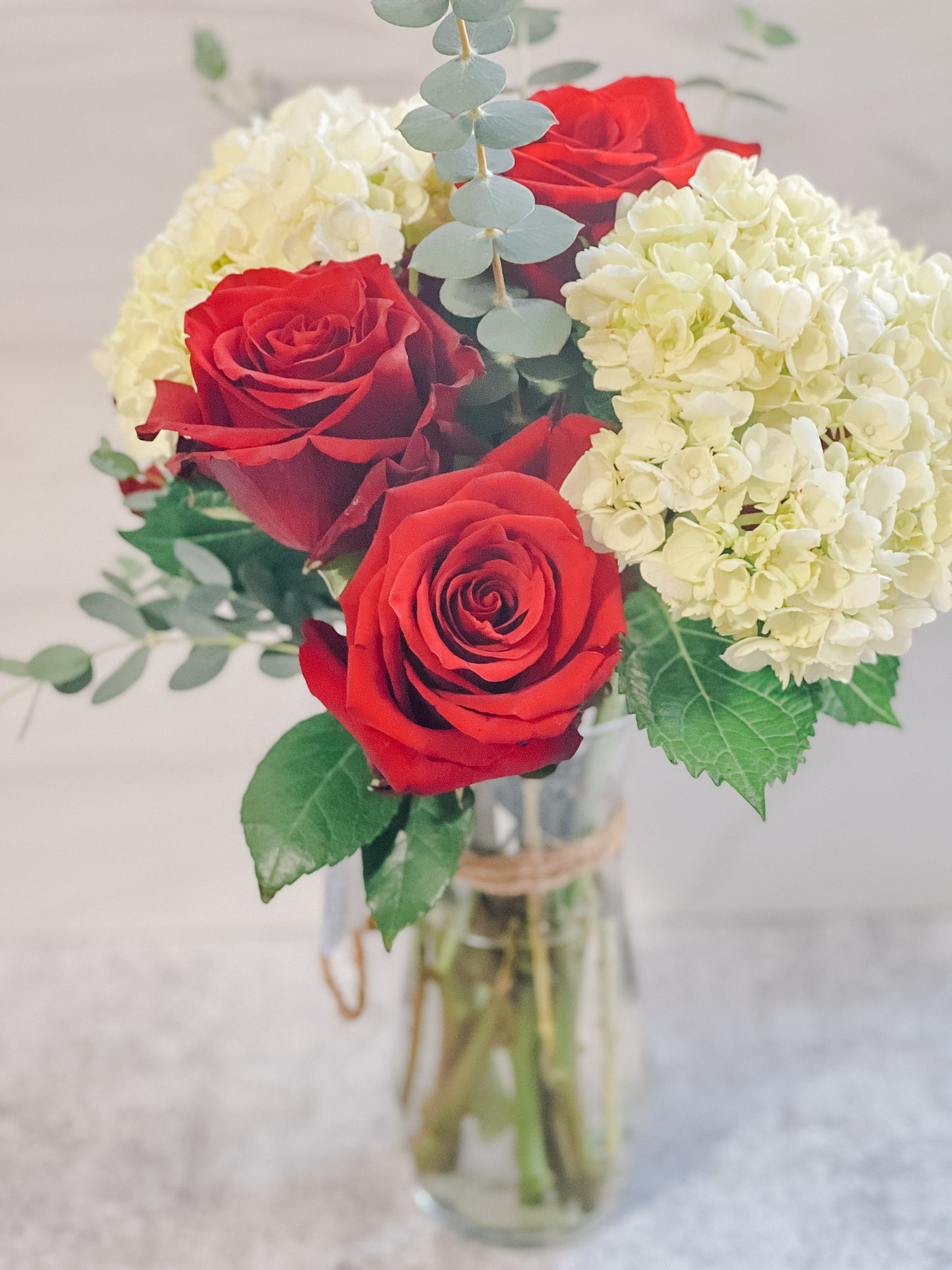 Madly in Love 1/2 Dozen Roses Arranged