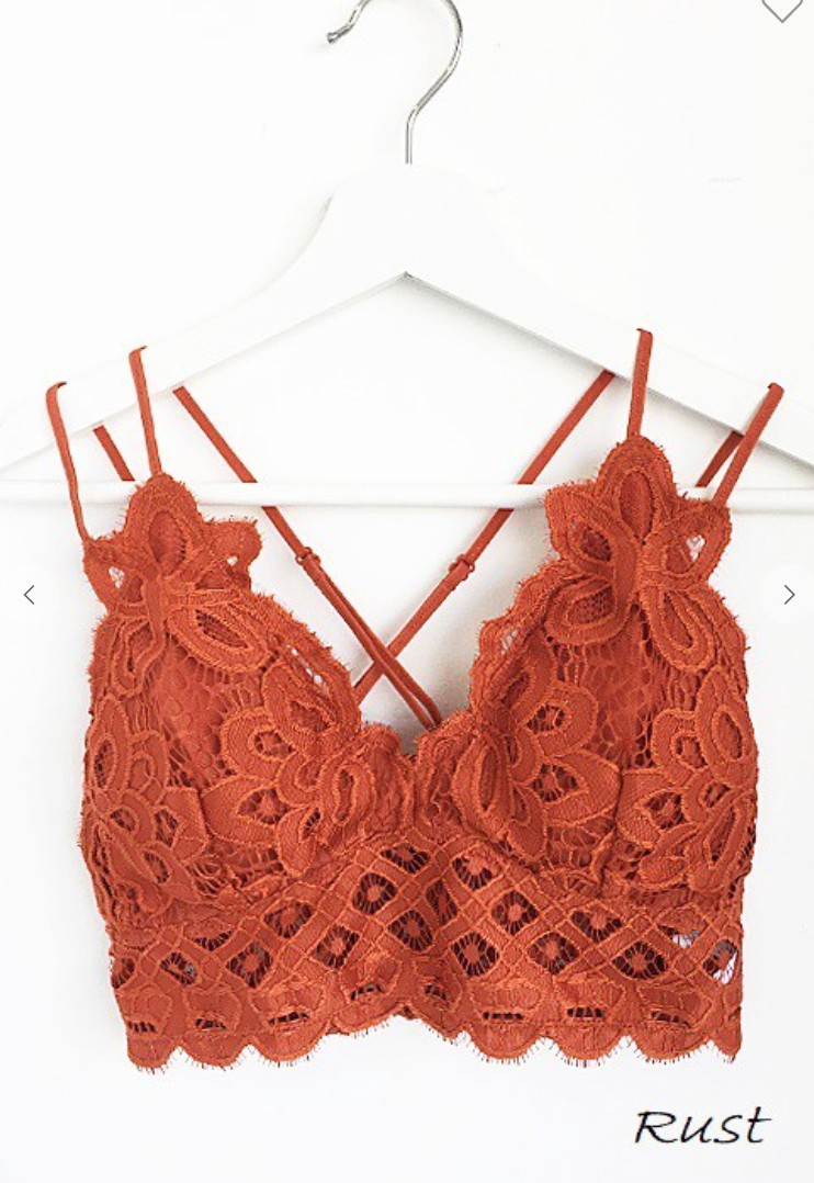 Plus Crochet Lace Bralette – Shoppe3130