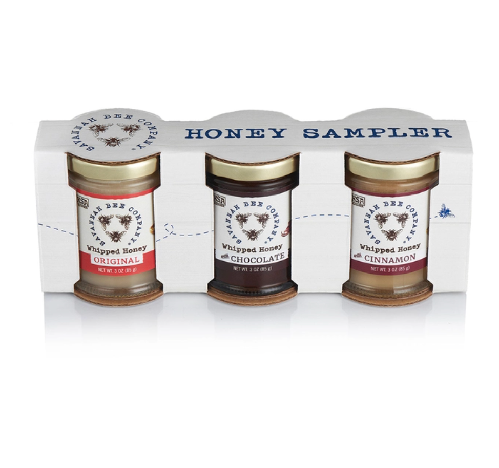 Whipped Honey Holiday Sampler by Savannah Bee Company Set of 3 3oz
