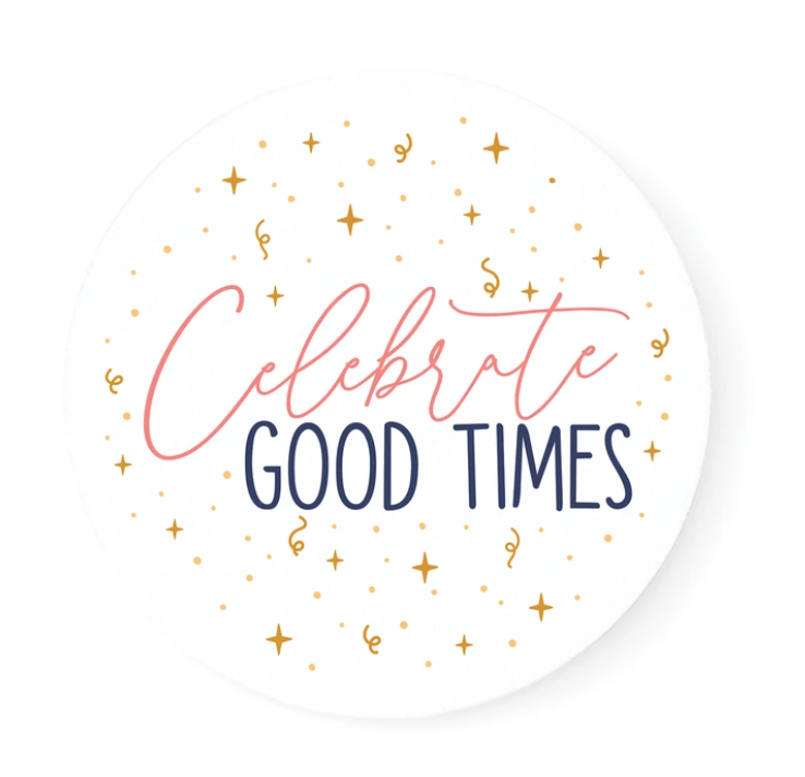 Paper Coaster Set - Celebrate Good Times