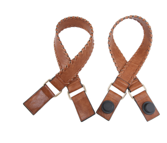 Brown Whipstitch Straps for the Versa Totes