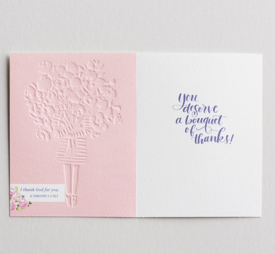 "Bouquet" Thank You Card