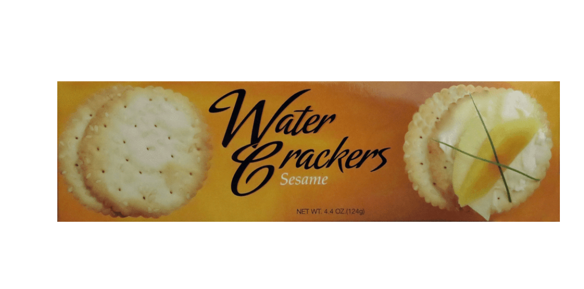 Sesame Water Cracker Gold Box 4.4 oz