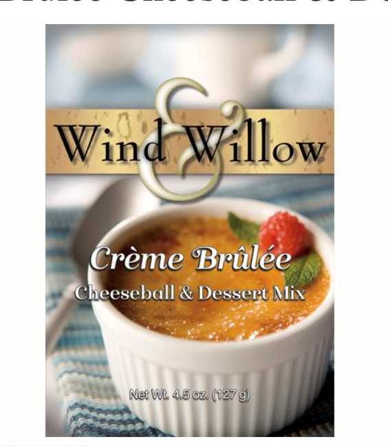 Creme Brulee Cheeseball and Dessert Mix