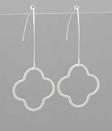 Drop Clover Earrings