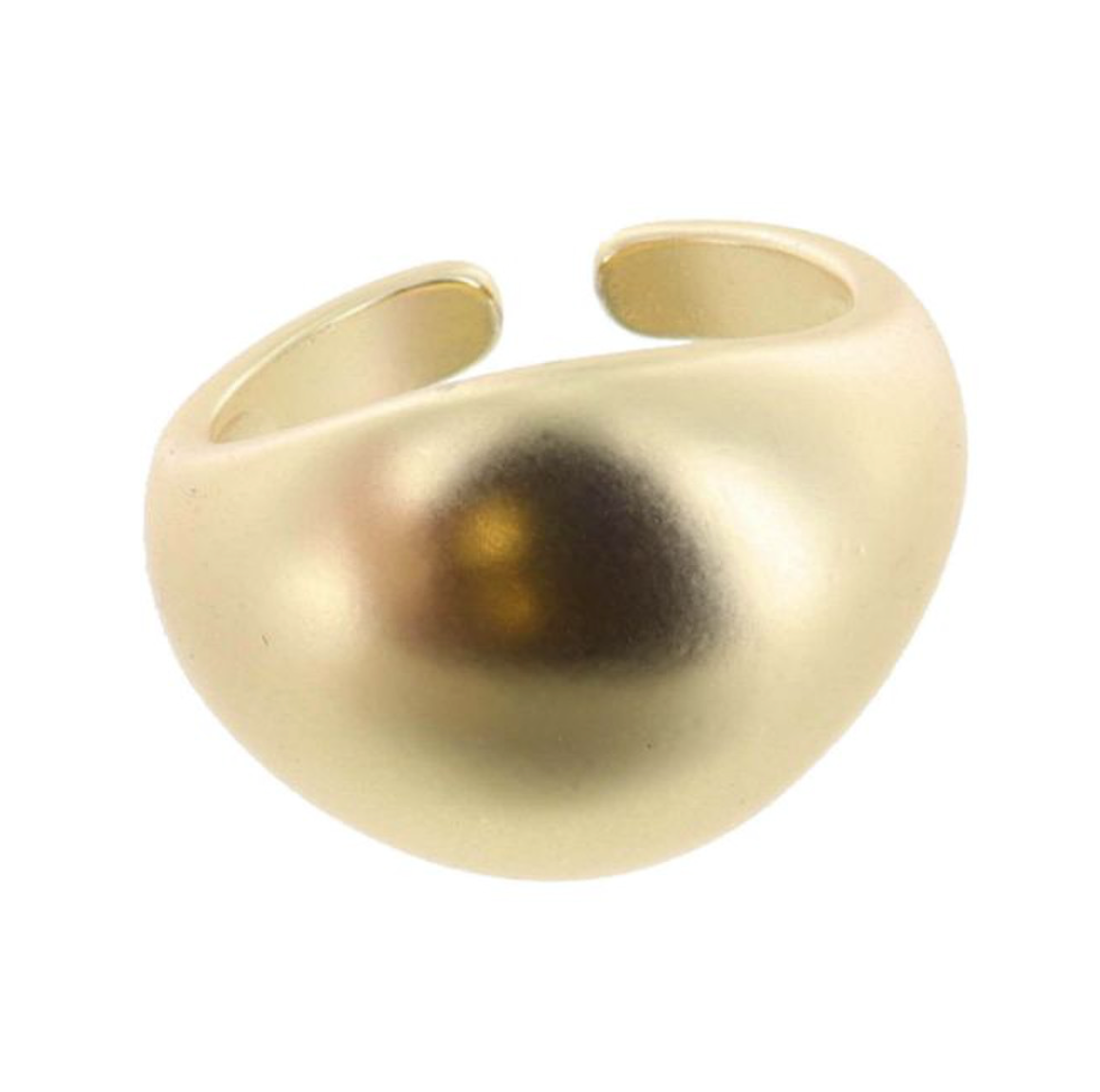 Gold Bubbled Dome Ring - Shoppe3130