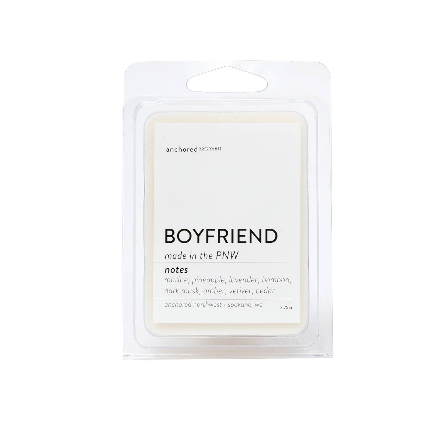 Boyfriend Soy Wax Melt by Anchored Northwest