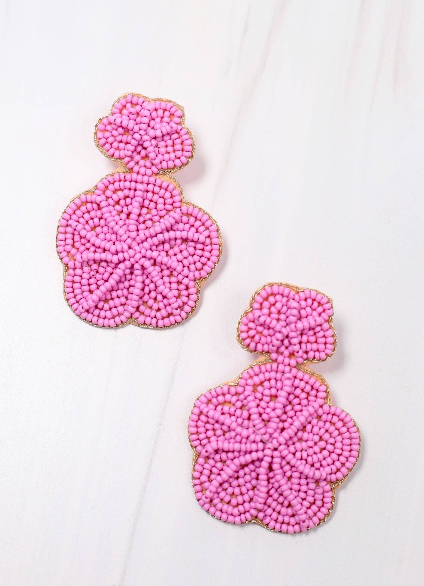 Orchid Moorhouse Beaded Flower Earring