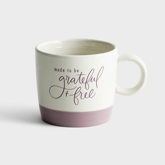 "Grateful + Free" - Ceramic Mug