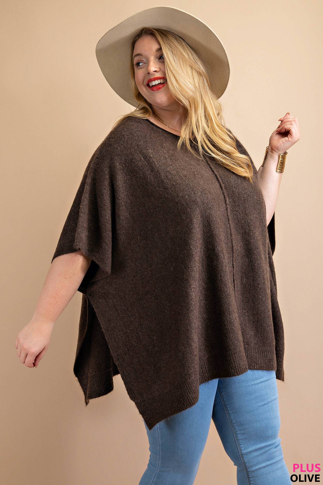 McKenzie Poncho Lightweight Sweater