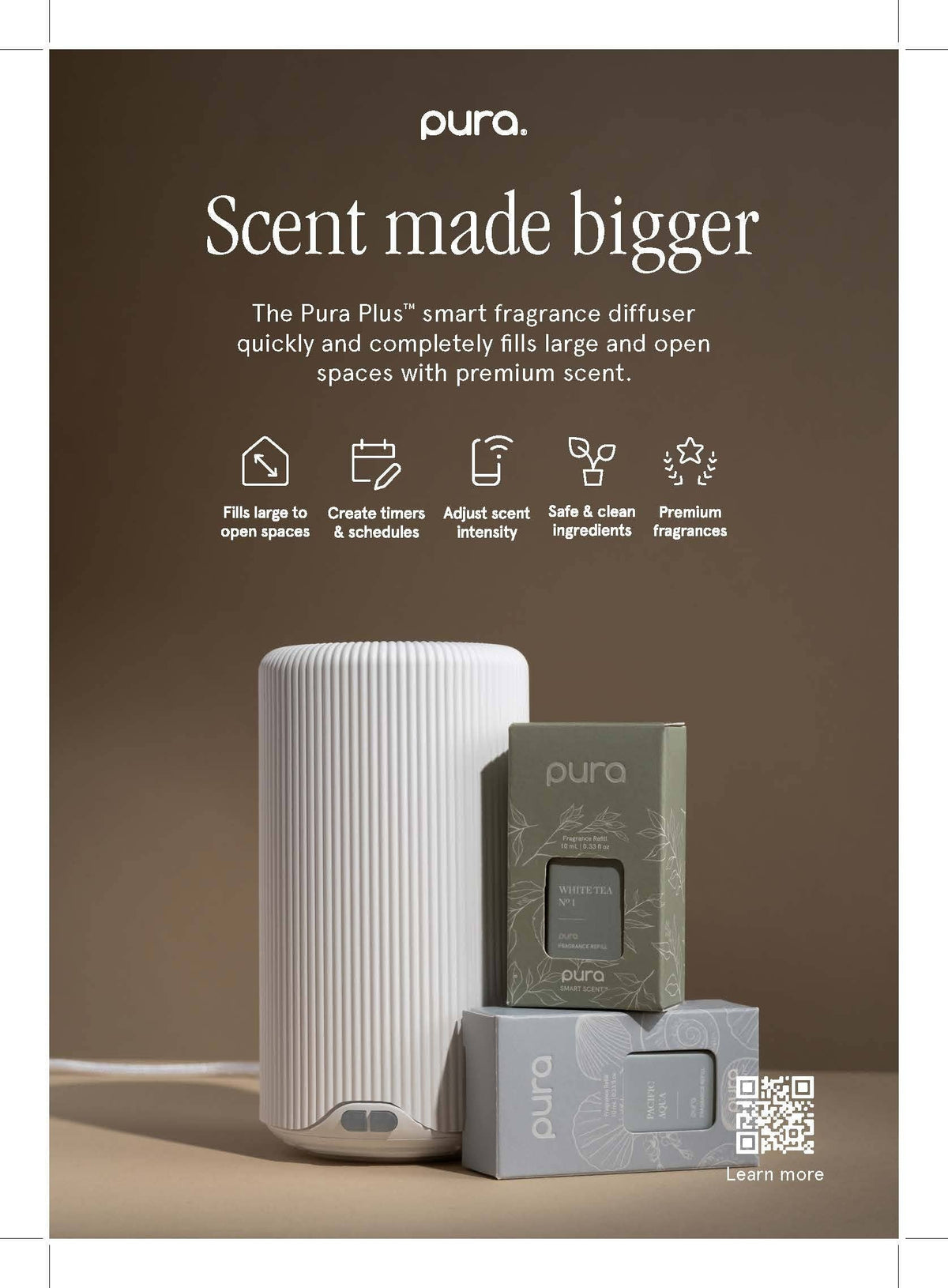 Pura - Shelf Talker Display - Pura Diffusers: Pura Plus
