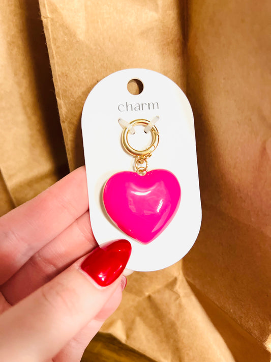 Pink Promise Heart Charm