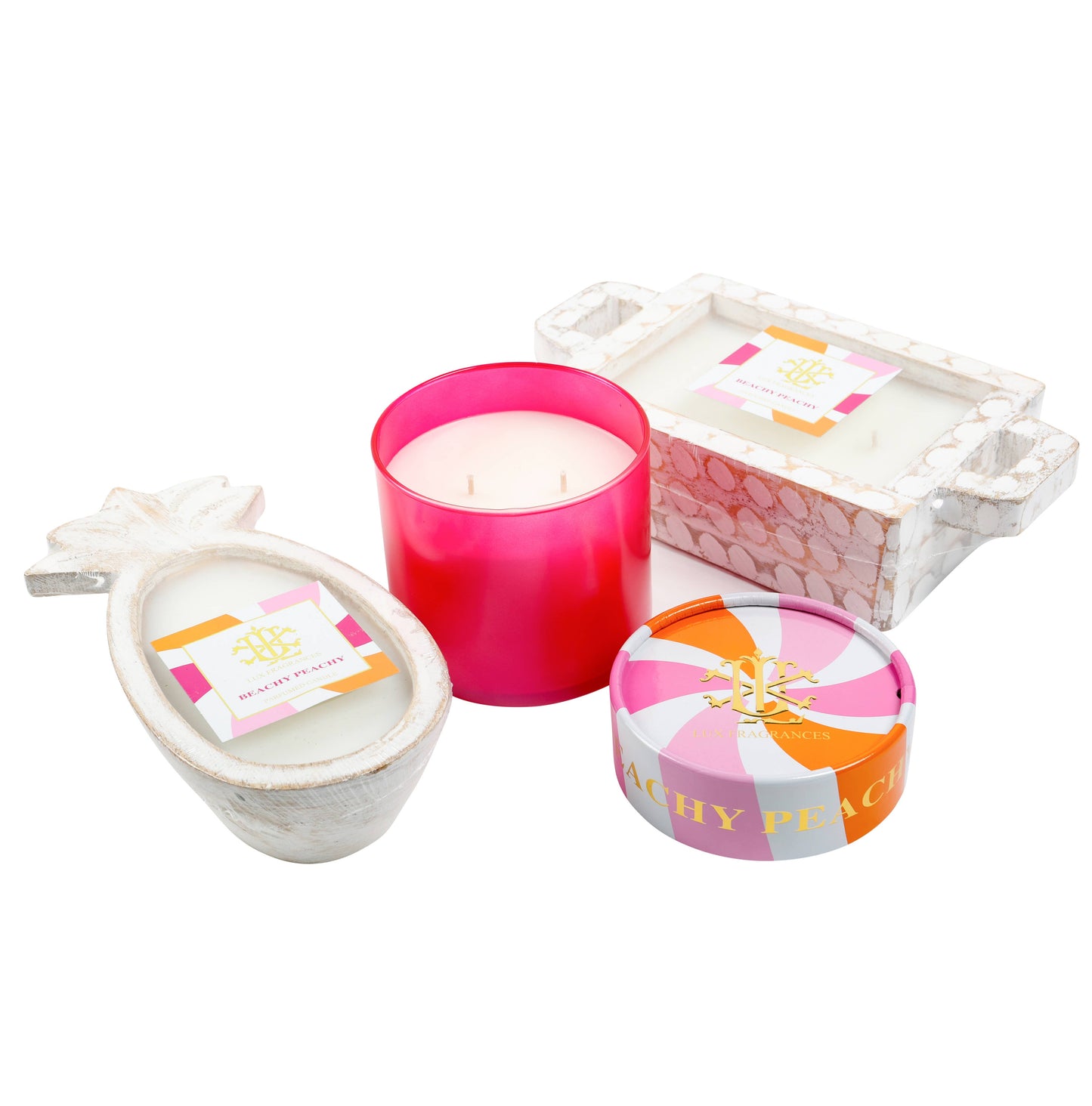 Beachy Peachy Sangria With Decorative Lid 15 oz Candle