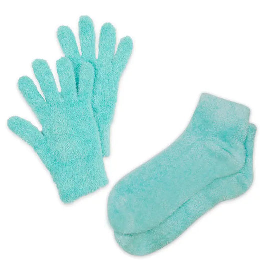 Spa Socks and Gloves Set - Aloe Infused