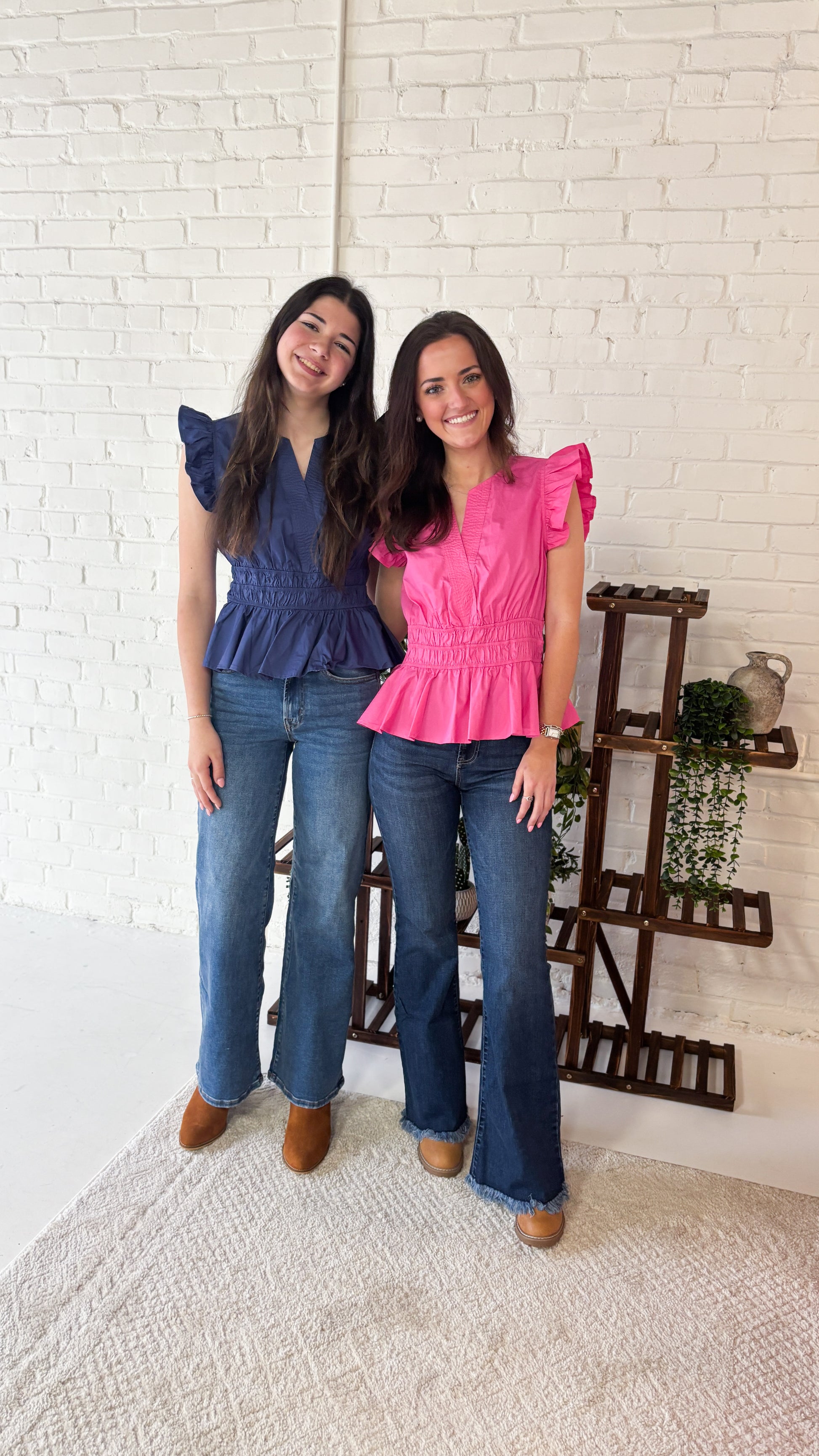 The Harper Ruffle Top - Shoppe3130
