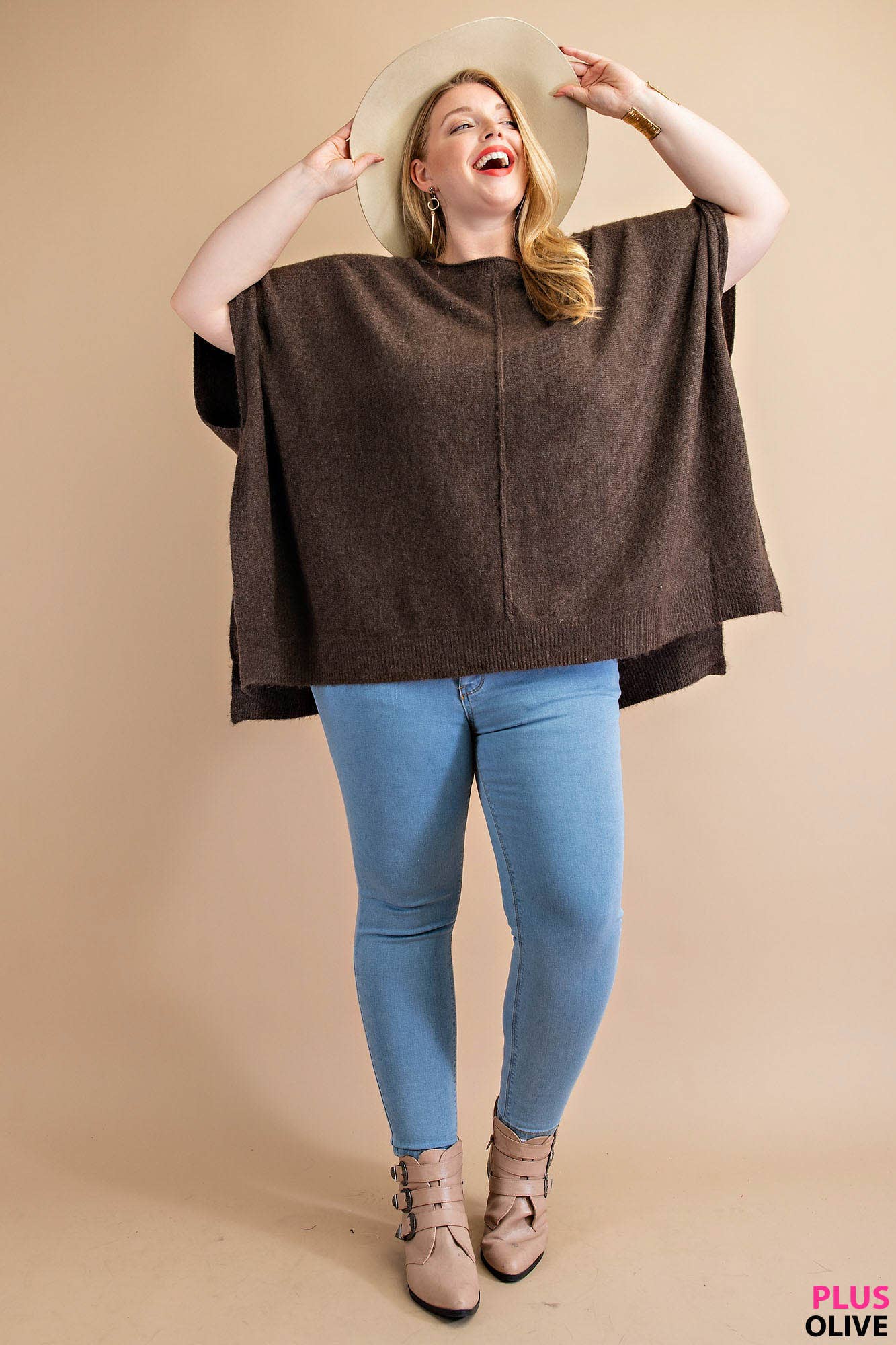 McKenzie Poncho Lightweight Sweater