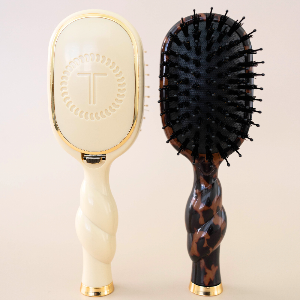 TELETIES - Mini Boar Brush | Tortoise - Shoppe3130